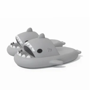 Claquettes Requin - Modèle Gris