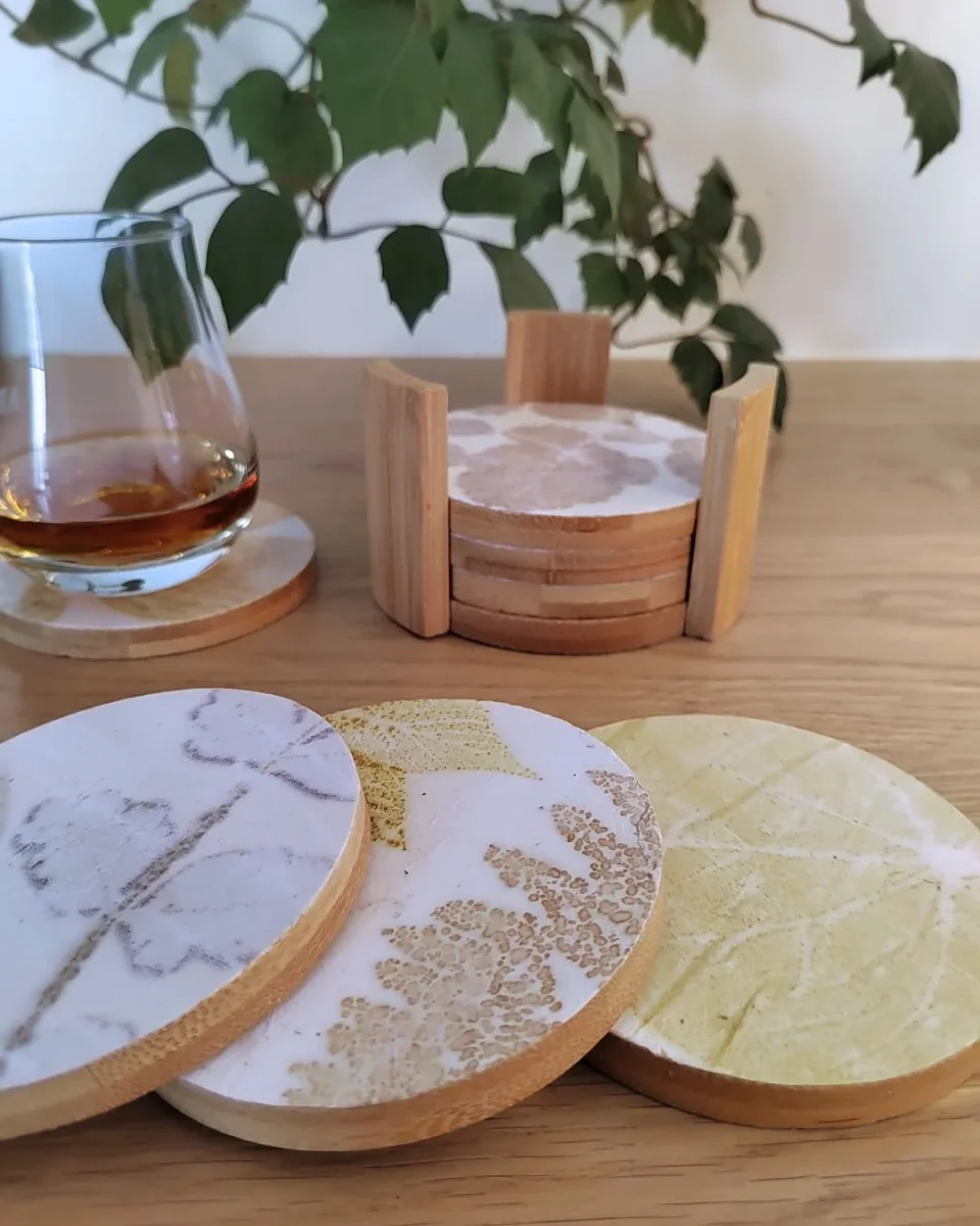 Sous-verre bambou & papier végétal – Image 2